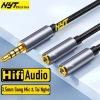 Dây Chuyển Đổi 3.5mm Mic & Tai Nghe NYT Bện Dù Đầu Hợp Kim BH 12T – Giá 59.000 VNĐ 10