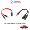 Dây chuyển đổi tai nghe 3.5mm 2 cổng audio mic Gutek J01 - Giá 25.000đ