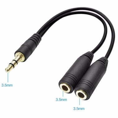 Dây chuyển đổi tai nghe 3.5mm 2 cổng audio mic Gutek J01 - Giá 25.000đ 5 Dây chuyển đổi tai nghe 3.5mm 2 cổng audio mic Gutek J01 - Giá 25.000đ 5