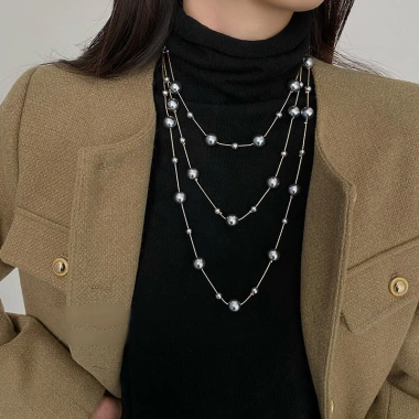 Dây chuyền hạt tối giản phong cách Pháp - Thanh lịch, độc đáo, đa phong cách, cao cấp nữ 9 Dây chuyền hạt tối giản phong cách Pháp - Thanh lịch, độc đáo, đa phong cách, cao cấp nữ 9