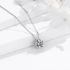 Dây chuyền kim cương Moissanite 0,8ct Caterina bạc sterling tròn - Giá giảm 1.640.000 VND 3