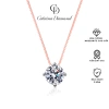 Dây chuyền kim cương Moissanite 0,8ct Caterina bạc sterling tròn - Giá giảm 1.640.000 VND 10