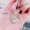 Dây chuyền mặt hoa khắc tên cho bé - bạc thỏi dày đẹp, giảm còn 796.000đ 3