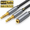 Dây chuyển mic & audio NYT cổng 3.5mm female kim nhôm gold plated - 49.000đ