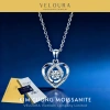 Dây Chuyền Moissanite 0.3ct Trái Tim Dancing Stone - Yêu Thương, Giá 1.215 Triệu
