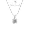 Dây chuyền Moissanite 1 Carat Caterina Sunflower DN022WH - Giá ưu đãi 1.78tr