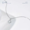 Dây chuyền Moissanite 7 ly JENSY Xi Bạch Kim, kiểm định GRA Aurea - Vòng cổ bạc nữ sang trọng, giá 809k 5