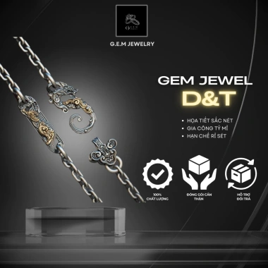 Dây chuyền nam nữ GEM Jewels D&T DCTT007 - Thiết kế sang trọng, giảm giá 295k