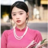 Dây chuyền ngọc trai nhân tạo choker áo dài Tết 2.026 – Giá 22.000đ, phụ kiện bà ba 9