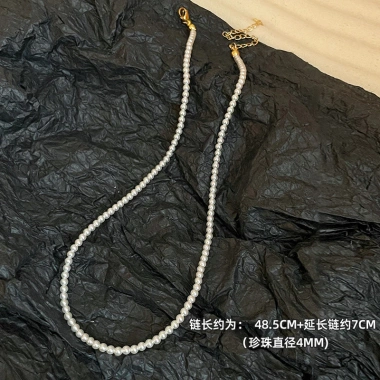 Dây chuyền ngọc trai thanh lịch - Xương đòn, dây xích, giảm 24% chỉ 58.280₫