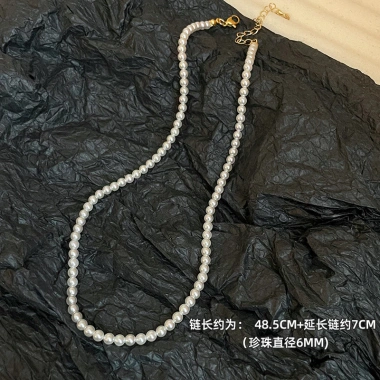 Dây chuyền ngọc trai thanh lịch - Xương đòn, dây xích, giảm 24% chỉ 58.280₫