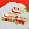 Dây chuyền Ngựa Thổ Cẩm Cung Hoàng Đạo May Mắn Cho Thai Nữ Màu Vàng 64.900đ