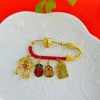 Dây chuyền Ngựa Thổ Cẩm Cung Hoàng Đạo May Mắn Cho Thai Nữ Màu Vàng 64.900đ 6