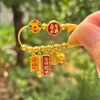 Dây chuyền Ngựa Thổ Cẩm Cung Hoàng Đạo May Mắn Cho Thai Nữ Màu Vàng 64.900đ 9