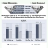 Dây chuyền nữ bạc 7mm Moissanite mặt vuông thanh lịch - tặng hộp & bộ VS, chỉ 220k 8