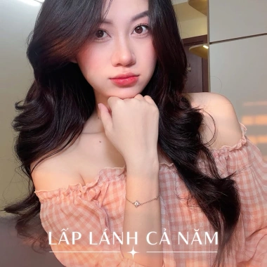Dây chuyền nữ bạc xi bạch kim Moissanite 6.5 ly KC106 cỏ 4 lá Bonheur - 1,6 triệu 4 Dây chuyền nữ bạc xi bạch kim Moissanite 6.5 ly KC106 cỏ 4 lá Bonheur - 1,6 triệu 4
