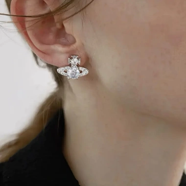 Dây chuyền nữ bạc Ý đá Moissanite 6.5mm mẫu tinh tú nhẹ nhàng, tặng hộp và bộ vs 6