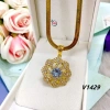 Dây chuyền nữ bản lớn V562 đá hoa mai - Namoo Jewelry giá ưu đãi 129k 6