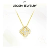 Dây chuyền nữ cỏ bốn lá mạ vàng 18K LEOSIA JEWELRY LSA02 - Tinh tế, giá 950k 2