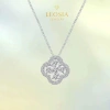 Dây chuyền nữ cỏ bốn lá mạ vàng 18K LEOSIA JEWELRY LSA02 - Tinh tế, giá 950k 4