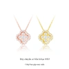Dây chuyền nữ cỏ bốn lá mạ vàng 18K LEOSIA JEWELRY LSA02 - Tinh tế, giá 950k 8