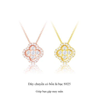 Dây chuyền nữ cỏ bốn lá mạ vàng 18K LEOSIA JEWELRY LSA02 - Tinh tế, giá 950k 8 Dây chuyền nữ cỏ bốn lá mạ vàng 18K LEOSIA JEWELRY LSA02 - Tinh tế, giá 950k 8