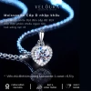 Dây Chuyền Nữ Kim Cương Moissanite 1 Carat Chính Hãng VELOURA Dáng Trái Tim GRA VJDC005 Giá 1.129.000₫ 2