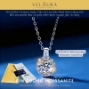 Dây Chuyền Nữ Kim Cương Moissanite 1 Carat Chính Hãng VELOURA - Hoa Mặt Trời Cao Cấp, Giảm 20% 10