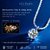 Dây chuyền nữ Kim cương Moissanite 1 Carat VELOURA Vương miện sáu chấu GRA VJDC015 - Giá ưu đãi 1,609,000 VND 2
