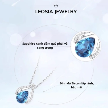 Dây chuyền nữ LEOSIA LA36 Trái tim Đại dương - Quà sinh nhật mẹ, người thương, chỉ 1.1 triệu 3