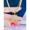 Dây chuyển nữ mạ vàng, dây chuyền lụa to kèm đá hot hit sang chảnh - Giá chỉ 145.000₫ 2