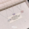 Dây chuyền nữ Miuu Jewelry - Vòng cổ hồ điệp 3 màu đá FSA 08, giảm giá 225.000₫ 9
