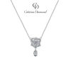 Dây chuyền nữ Moissanite 0.8 Carat Caterina Rose Silver giảm giá 1.74tr