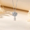 Dây chuyền nữ Moissanite 0.8 Carat Caterina Rose Silver giảm giá 1.74tr 3