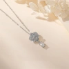 Dây chuyền nữ Moissanite 0.8 Carat Caterina Rose Silver giảm giá 1.74tr 4