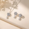 Dây chuyền nữ Moissanite 0.8 Carat Caterina Rose Silver giảm giá 1.74tr 6