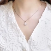 Dây chuyền nữ Moissanite 6 ly mạ vàng hồng 18K & bạch kim LAVESTA KC121 Laurine - 1.595.000₫ 3