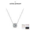 Dây chuyền nữ Moissanite 6.5 ly GRA, bạc xi bạch kim LEOSIA - Sang trọng, quà tặng 1.1tr 2