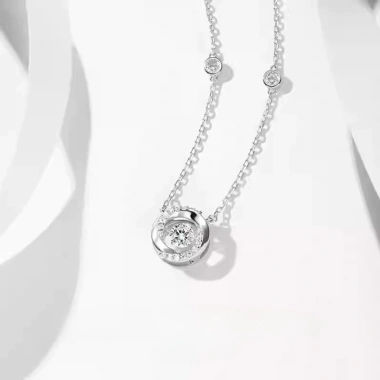 Dây chuyền nữ Moissanite 6.5 ly Kiểm định LEOSIA - Sang trọng, quyến rũ, Giá ưu đãi 650.000₫ 3 Dây chuyền nữ Moissanite 6.5 ly Kiểm định LEOSIA - Sang trọng, quyến rũ, Giá ưu đãi 650.000₫ 3