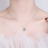 Dây chuyền nữ Moissanite 6,5 ly LEOSIA - Kiểm định GRA, Chính Hãng, Quà 1.35tr 5
