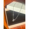 Dây chuyền nữ Moissanite chữ nhật lẻn xi bạch kim Q T Trang Sức Bạc, giảm còn 1,495,000₫