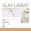 Dây chuyền nữ Slay Lariat Jesmee - Charm chữ dài, 5 phong cách độc đáo, 349k 9