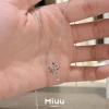 Dây chuyền nữ, vòng cổ Miuu Jewelry Nơ đá hồng FSA 15 - Giá chỉ 190.000đ, giảm ngay 2