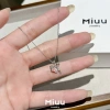 Dây chuyền nữ, vòng cổ Miuu Jewelry Nơ đá hồng FSA 15 - Giá chỉ 190.000đ, giảm ngay 5