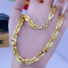 Dây chuyền nữ xoắn vuông 7 chỉ mạ vàng - Thiết kế sang trọng, giá ưu đãi 299.000 VND 2