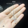Dây chuyền Thánh Giá bạc PEACESHOP J5 - Thiết kế thanh lịch, giảm giá 130k 3