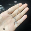 Dây chuyền Thánh Giá bạc PEACESHOP J5 - Thiết kế thanh lịch, giảm giá 130k 4