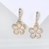 Dây chuyền thép titan cánh hoa khảm zircon + bông tai hoa anh đào - Giá 148.111₫ 4