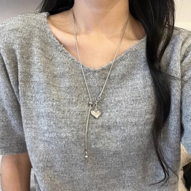 Dây chuyền trái tim điều chỉnh được - Quà tặng nữ sang trọng, giá 34,617₫ 10