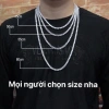 Dây chuyền unisex đánh đá nhân tạo Tennis Chain bản đá thường MAMA KING giá 164.900₫ 5